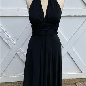 Fabulous “Marilyn Monroe” style black halter dress